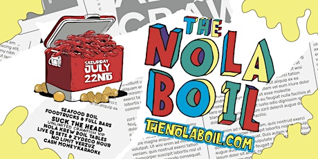 THE NOLA BOIL - EVENT TICKETS 2023