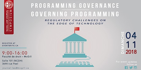 Programming Governance / Governing Programming: Regulatory Challenges on the Edge of Technology primary image
