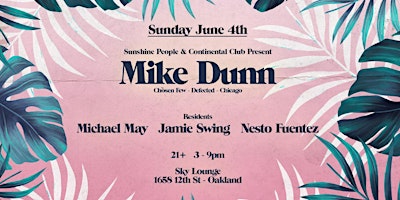 Sky Lounge Rooftop Party I  Sunshine People ft. Mike Dunn