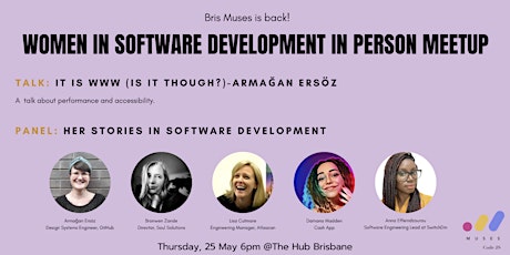 Image principale de Women in Software Development in person Meetup