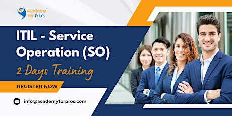 ITIL - Service Operation (SO) 2 Days Training in Tampa, FL