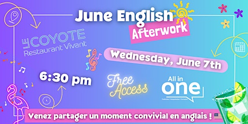 June English Afterwork primary image