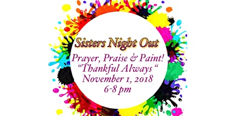Sisters Night Out -  Prayer, Praise & Paint! primary image