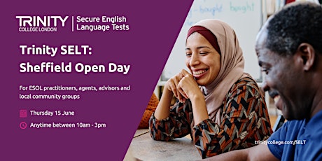 Imagem principal do evento Trinity SELT: Sheffield Open Day