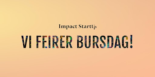 Impact StartUp feirer 5 år