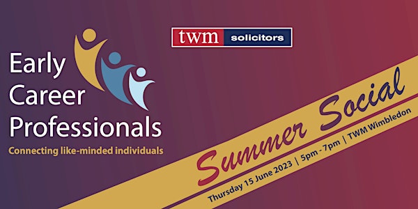 TWM Wimbledon Early Career Professionals - Summer Social