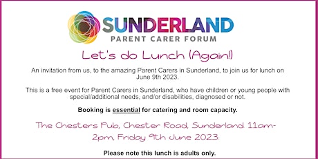 Parent Carers Lunch primary image