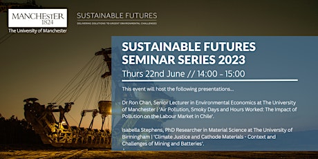 Sustainable Futures Seminar - 22nd June 2023