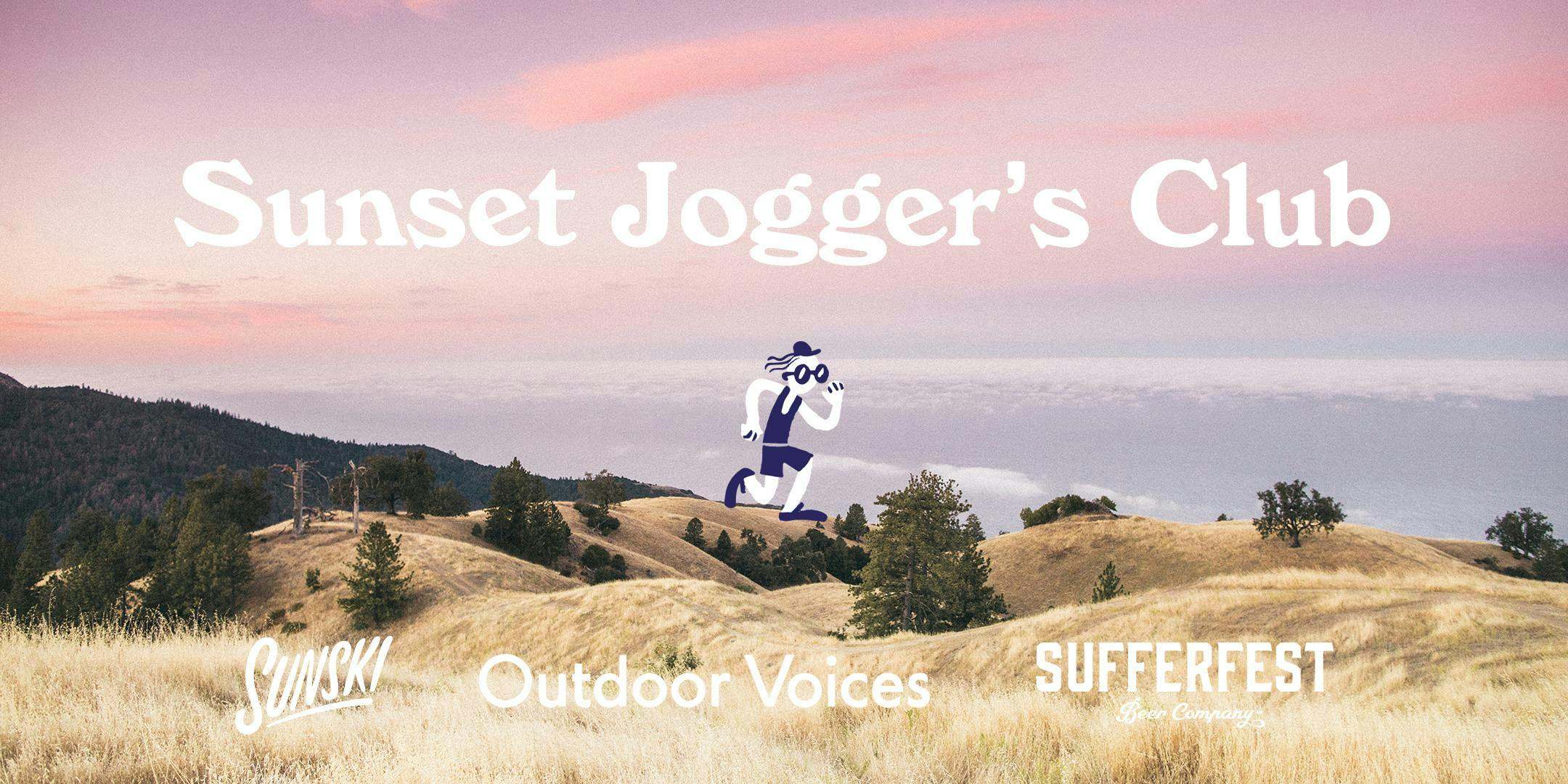 Sunset Joggers Club Outdoor Voices Sunski Sufferfest Beer At Sunset Jogger S Club Outdoor Voices Sunski Sufferfest Beer