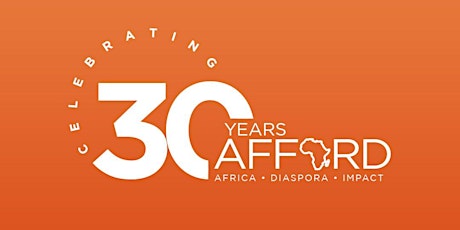 Primaire afbeelding van AD3: The Transformational Power of the African Diaspora -  AFFORD@30