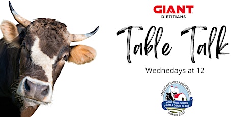 VIRTUAL June: Table Talk - National Dairy Month
