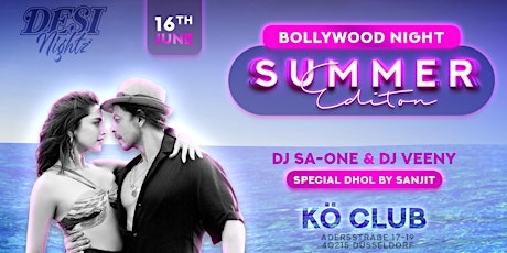 Desi Nightz presents Bollywood Night (Summer Edition)