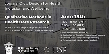Journal Club Design for Health, Inclusion and Wellbeing