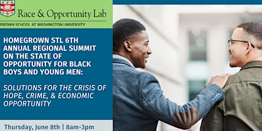 6th Regional Summit on the State of Opportunity for Black Boys & Young Men primary image