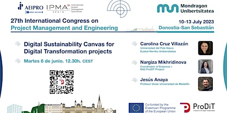 Webinar 'Digital Sustainability Canvas for Digital Transformation projects'
