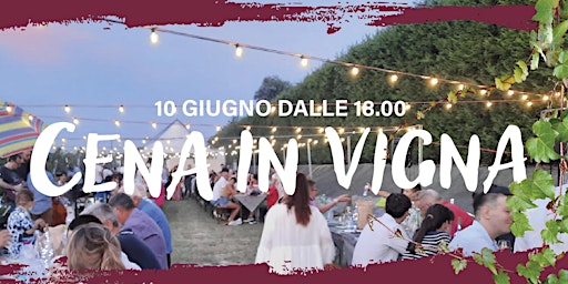 Hauptbild für CENA IN VIGNA - Sabato 10 Giugno @ Vini Marocchesa | Mogliano V.to (TV)
