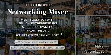 Todotoronto Networking Mixer for Biz Owners/Entrepreneurs on the Waterfront