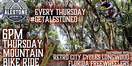 Imagem principal do evento Alestone Brewing Weekly 630 Mountain Bike Ride w/Retro City Cycles Longwood