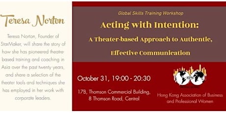 Acting with Intention: A theater-based approach to authentic communication primary image