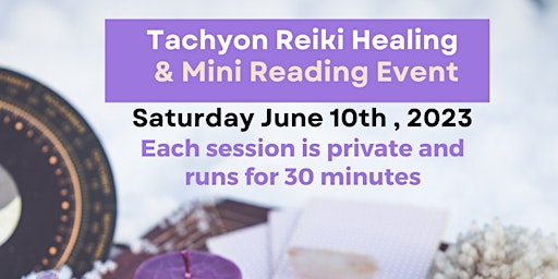 Tachyon Reiki Healing Session with Mini Reading primary image