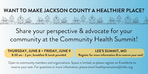 Hauptbild für Jackson County Community Health Summit