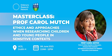Masterclass: Ethics & Approaches when Researching Children and Young People