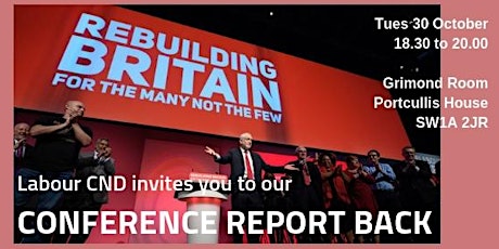 Imagen principal de Labour Party Conference Report Back