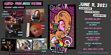 QuEAR Candy Pride Music Festival in Highland Park, NJ