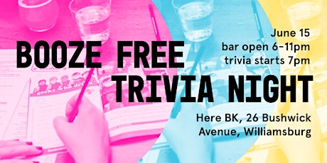 Booze-Free Bar & Trivia Night