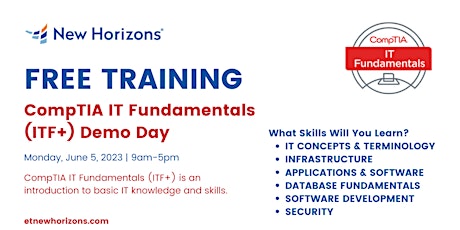 Free Training! CompTIA IT Fundamentals+ Demo Day