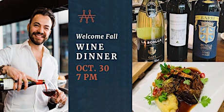 Welcome Fall Wine Dinner primary image
