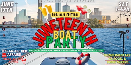 Juneteenth Annual Boat Party