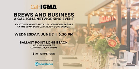 Brews and Business: A Cal-ICMA Networking Event!