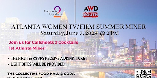 C2C x  AWD South  Women in TV/Film Summer Mixer: Atlanta primary image