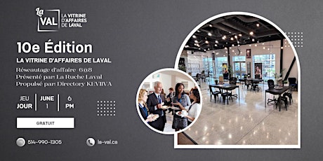 10e édition de la Vitrine d'affaires de Laval (La_VAL)