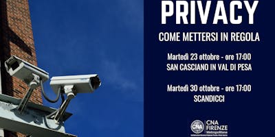Privacy - Come mettersi in regola (San Casciano V.P.) Privacy - Come mettersi in regola (San Casciano V.P.)