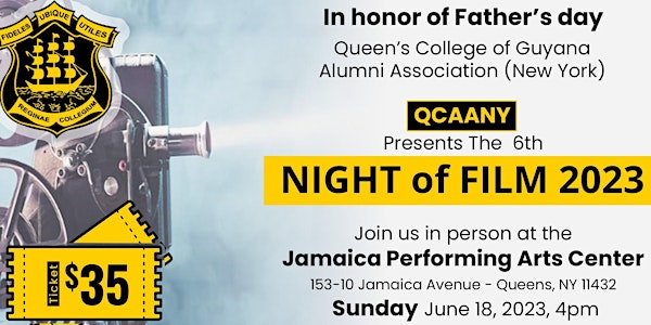 Queen's College Alumni  Association (NY)  2023 Night of Film