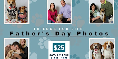 Imagem principal do evento Friends for Life Father's Day Photos!