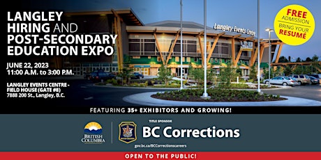 FREE Langley Hiring & Education Expo 2023!
