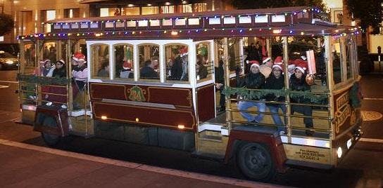 ***SOLD OUT*** Cable Car Ride to View Holiday Lights in Willow Glen - Saturday, Dec. 15, 2018, 5:15 pm Ride