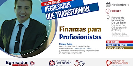 Imagen principal de Charla: Finanzas para Profesionistas