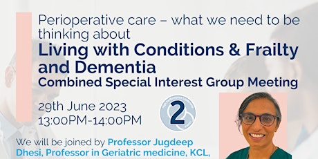 IHSCM Living with Conditions & Dementia Combined SIG Meeting