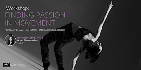 Workshop : Finding Passion in Movement