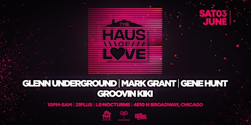 House Music is Love. Glenn Underground, Mark Grant, Gene Hunt and More. primary image