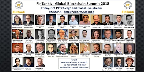 The Blockchain Summit 2018 -- Live & Stream Access Worldwide