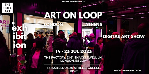 ART ON LOOP LONDON-ATHENS - Digital Exhibition Show London primary image