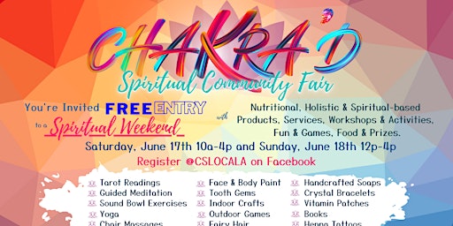 Chakra'd Spiritual Community Fair primary image
