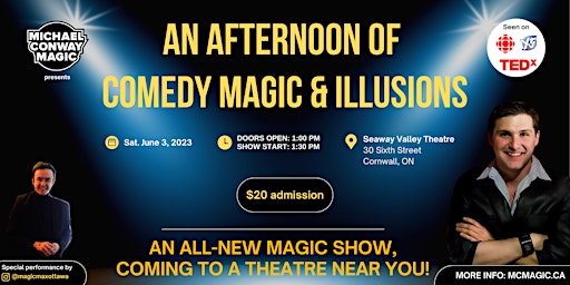 Michael Conway Comedy Magic & Illusions primary image