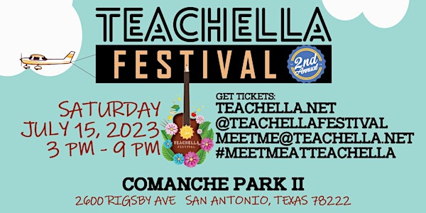 Teachella Festival- A Teacher Appreciation Fundraising Event in San Antonio