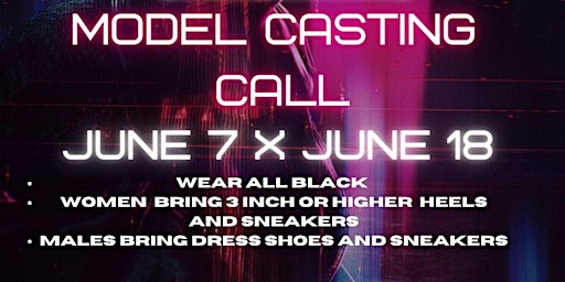 MLA "The Anomaly" Fashion Show 2023 Model Call Registration primary image
